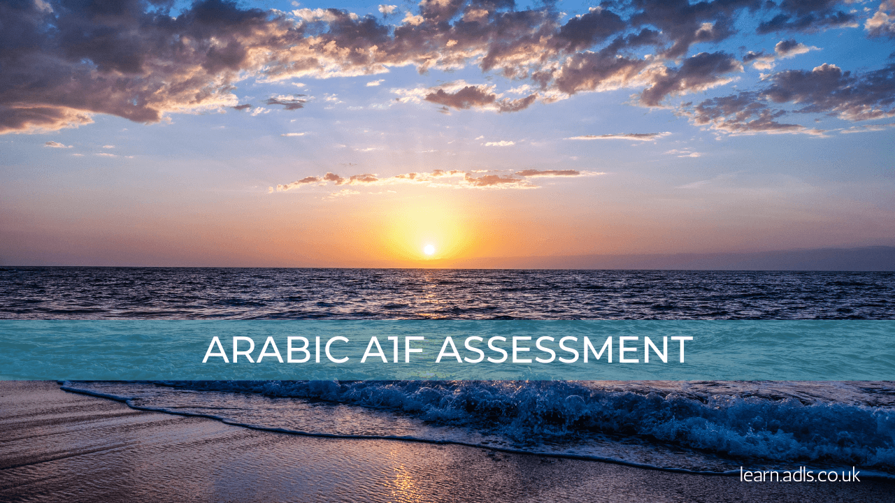 Arabic A1FA Assessment